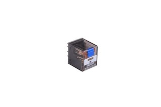 RE2 Series 2CO 8Pin 12A Plug-in 6x2.2mm FP  24VDC AgNi 90/10 5mm Pin Pitch Power Relay